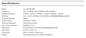 Apollo Pilot Alphanumeric Pager - Image 2