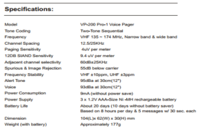 Apollo VP200 Pro Voice Pager - Image 2