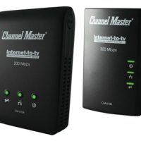 Four Port Internet-To-TV Powerline Kit
